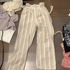 Alexia Stam striped pants
